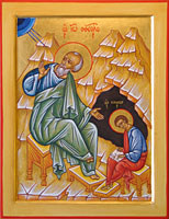 De Heilige Johannes de Evangelist en Prochorus